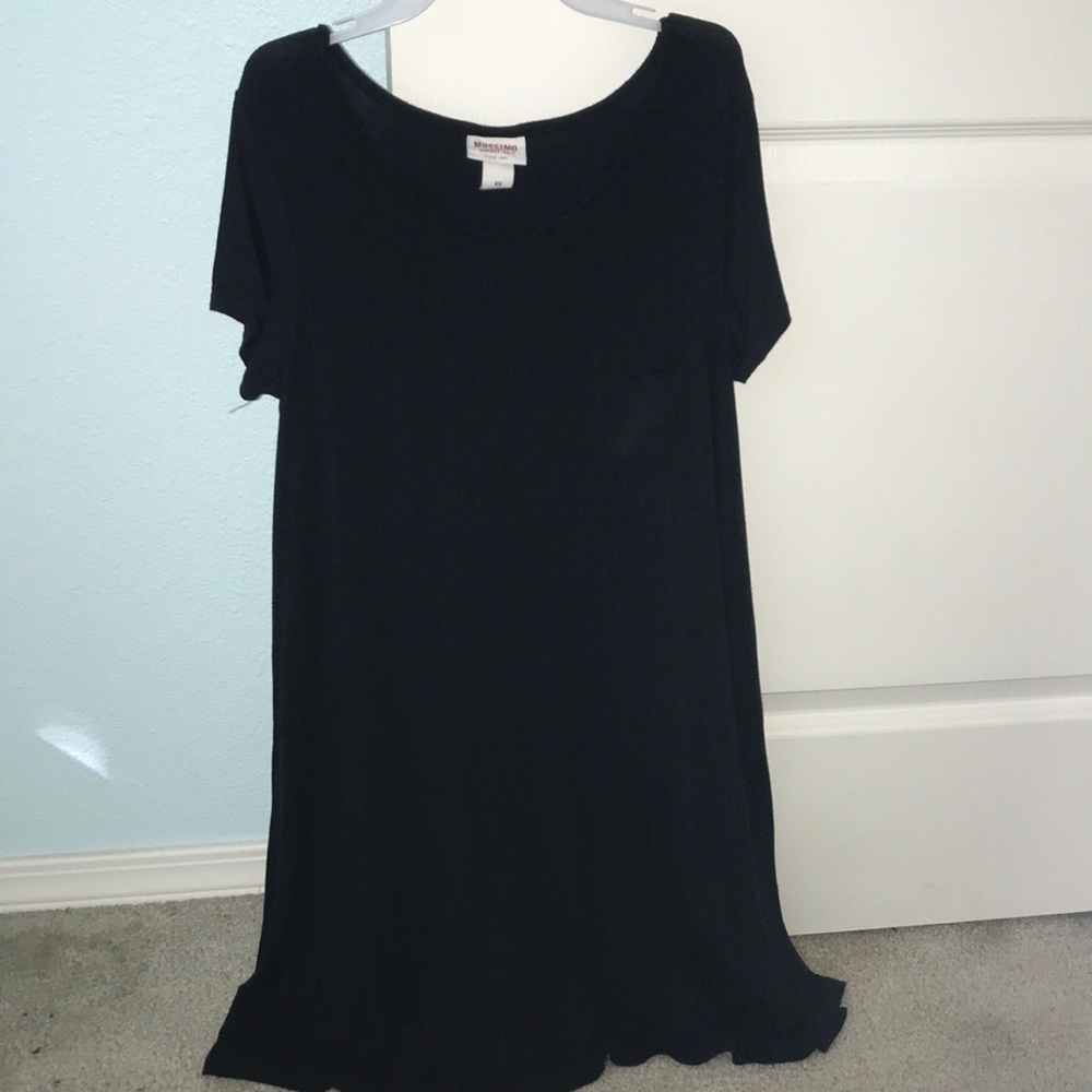 Black t-shirt dress